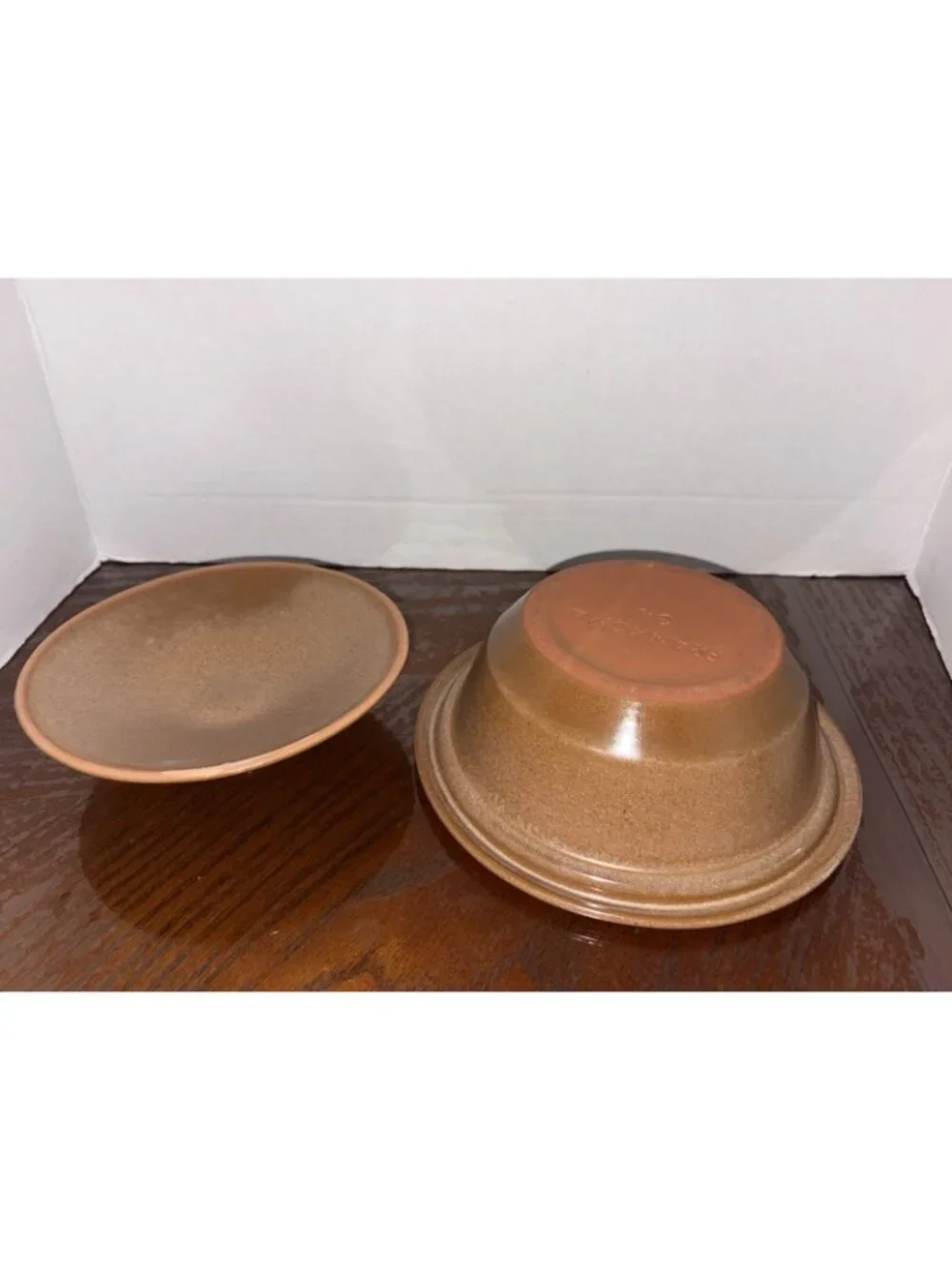 Frankoma Pottery 6U Plainsman Individual Casserole W Lid Desert Gold 7 Inch VNTG